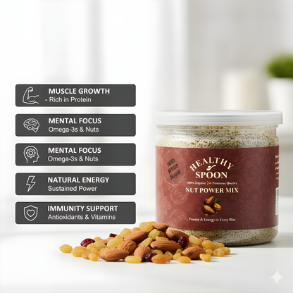🥜 Nut Powder Mix – Pure Nuts & Seeds for Daily Strength