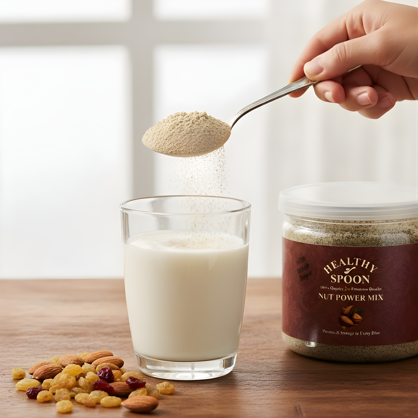 🥜 Nut Powder Mix – Pure Nuts & Seeds for Daily Strength