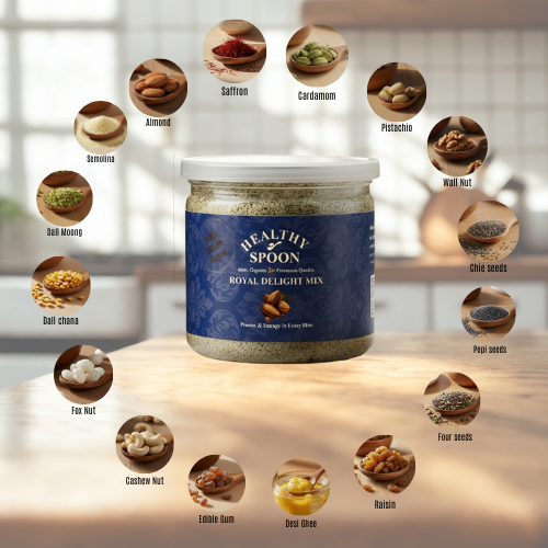 🌿 Royal Delight Mix  Traditional Nut & Seed Blend for Natural Strength & Recovery