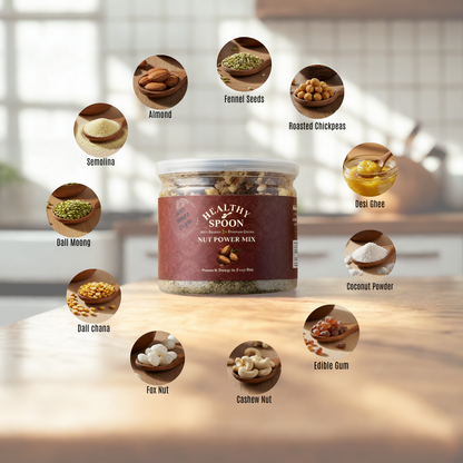 🥜 Nut Powder Mix – Pure Nuts & Seeds for Daily Strength