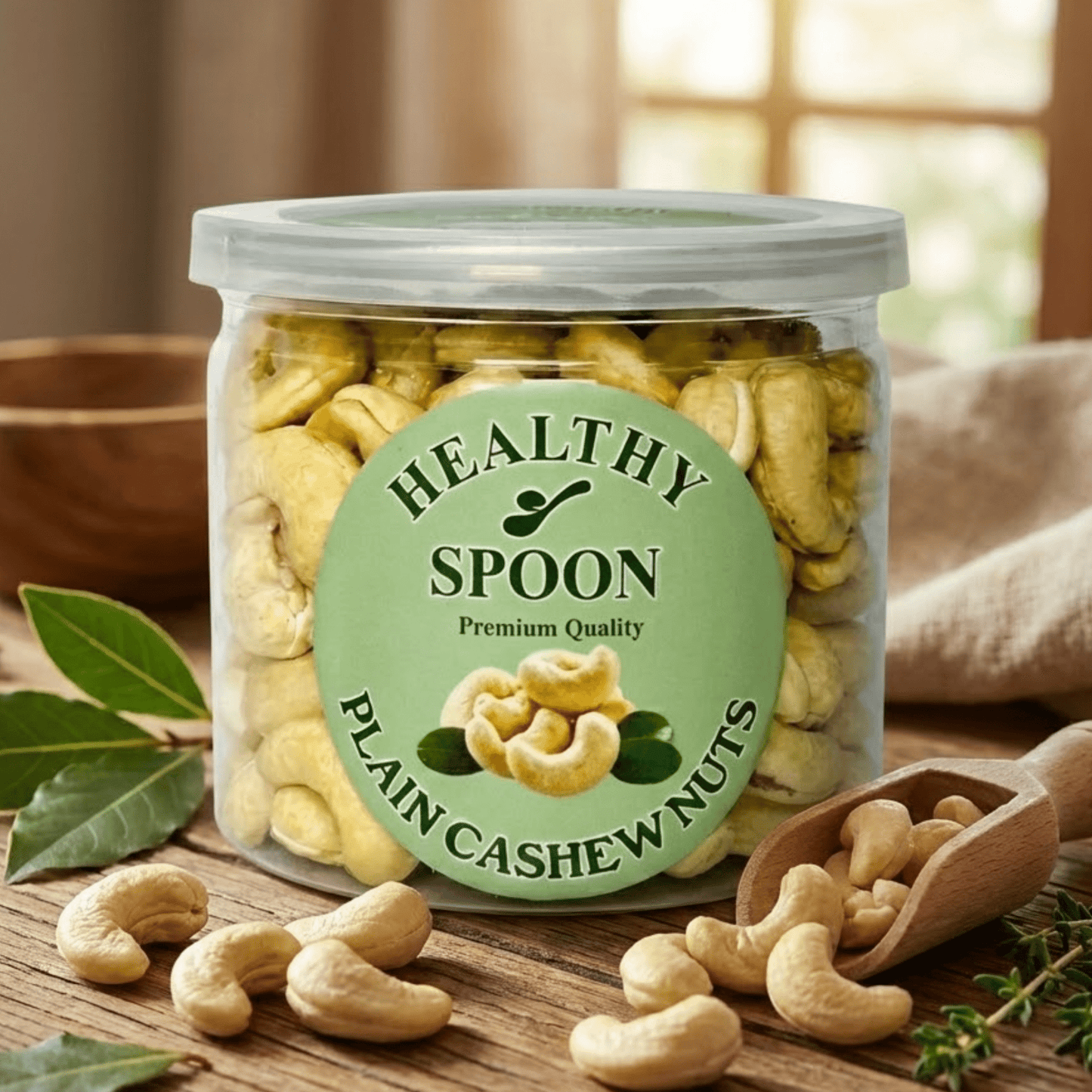 Plain Cashew Nuts - Healthy Spoon